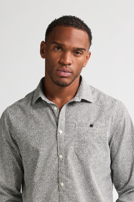 Petrol Industries men shirt long sleeve aop